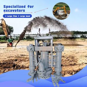 Vertical Hydraulic Sand <b>Pump</b> with Cutter High Wear-Resistant for Hardened Sand Cobble Dredging Projects - Product Image 4