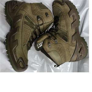 Botas Tácticas de Senderismo de Corte Medio Personalizadas con Camuflaje Verde Oliva TSB07, Botas de Senderismo de Color Verde Oliva, Botas de Senderismo de Corte Medio - Product Image 2