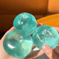 Nieuwe Vaseline Transparante Grote Appel Knijpfiguur Niet-terugverende Knijp Fidget Toy Fruit Knijpfiguur