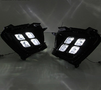Nouveau phare antibrouillard de jour à 4 LED blanc froid 12-28V DC 24W, lumière de remplacement modifiée pour Sorento 2015-2017