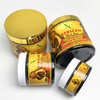 Savon Noir Africain Marocain Naturel pour le Visage et le Corps, Blanchissant et Nettoyant, avec Logo Personnalisé