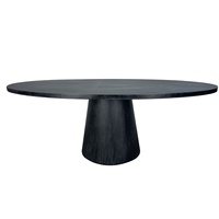 Table ronde en bois naturel au design unique et moderne