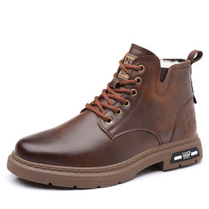 <span class=keywords><strong>Botas</strong></span> de herramientas para hombre <span class=keywords><strong>Botas</strong></span> Martin <span class=keywords><strong>Botas</strong></span> de Trabajo y Seguridad Chukka Senderismo & Trekking Cuero High Top Mid-Top Lace up <span class=keywords><strong>Botas</strong></span> de nieve de algodón - Product Image 2