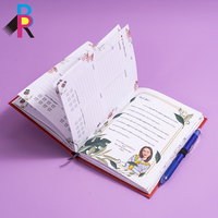 Impression de Carnet A5 Relié Personnalisé de Haute Qualité, Livre-Journal à Couverture Rigide Blanc Décoratif