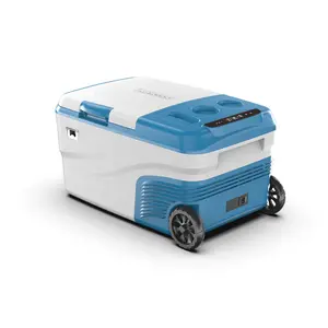 Alpicool DS25 Mini refrigerador elétrico com zonas duplas 12V, refrigerador, refrigerador portátil para acampamento, carro, casa, uso duplo