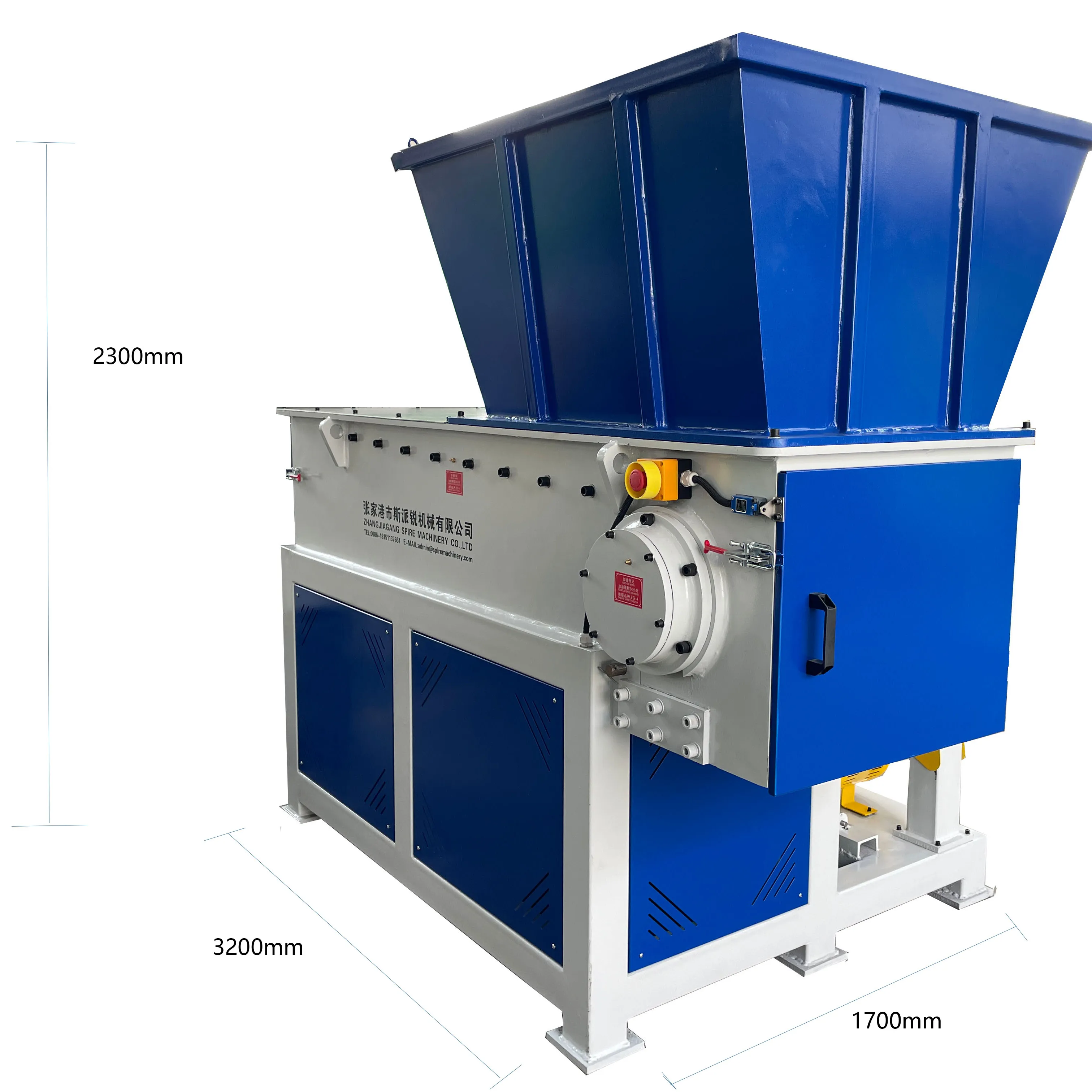 Máquina trituradora de un solo eje, máquina trituradora de un solo eje, Plástico