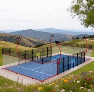 Grand Marque Durable Imperméable Cancha De Padel Chine Padel Court <span class=keywords><strong>Pas</strong></span> <span class=keywords><strong>Cher</strong></span> Prix Extérieur Intérieur Padel Court Classique Panoramique - Product Image 4