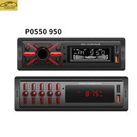 Autoradio 1 Din Stereo Aux-in Mp3 Fm Receiver Sd Audio LED Display Car Mp3 Player