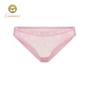 カスタムレディースレース新スタイルコットンレディース下着パンティーセクシーな女の子女性ピンクレース下着パンティー - Product Image 5