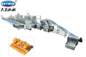 Skywin hoàn toàn tự động Biscuit dòng máy để làm mềm và cứng Biscuit Hello Panda Sponge ngón tay Biscuit dây chuyền sản xuất - Product Image 2