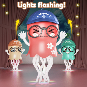 Juguete Novedoso y Divertido, Pulpo Eléctrico Mágico Bailarín, Divertida Medusa Eléctrica con Luz y Humo - Product Image 5