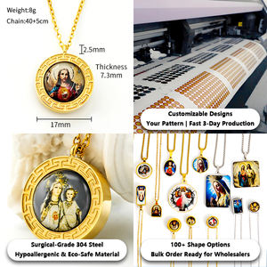 Giveluck Onze Dame Van Guadalupe Religieuze Sieraden Mode Hangers & Bedels - Product Image 3