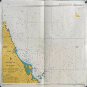 Almirantazgo 160 SAINT PLCS CABEZA <span class=keywords><strong>a</strong></span> las ISLAS FARNE Carta de mapa náutico marítimo - Product Image 1