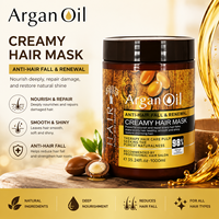Masque capillaire crémeux à la kératine 1000 ml, hydratant, lissant, réparateur pour cheveux abîmés, marque privée, vente en gros, traitement capillaire pour salon de coiffure
