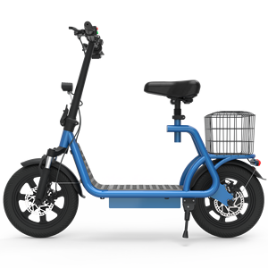 Scooter Eléctrico X12 Azul de 12 Pulgadas, Bicicleta de Reparto de Alimentos de Largo Alcance, Plegable, de Alta Velocidad, X12 - Product Image 4