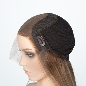 Perruques juives en cheveux vierges européens avec dessus en dentelle, différentes couleurs, dessus en soie personnalisé 4*4, perruques juives casher mono pour femmes et filles blanches - Product Image 2