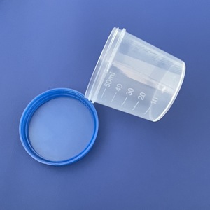 Gobelet d'échantillonnage Taixing Wantong 50 ml avec couvercle, gobelet jetable pour la collecte d'échantillons d'urine, d'écume de bouche et de selles - Product Image 2