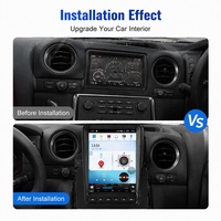 Radio para Auto Android 13 Estilo Tesla de 9.7 Pulgadas para Nissan GT-R R35 2009-2017, Reproductor Multimedia para Auto, Carplay Inalámbrico, 4G