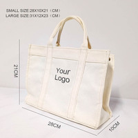 Sac fourre-tout en toile de coton personnalisé, grand format, stéréoscopique, écologique, pour la plage et l'extérieur