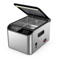 Machine de mise sous vide électrique miniature ZK300A, dispositif de scellage automatique des aliments en acier inoxydable, portable