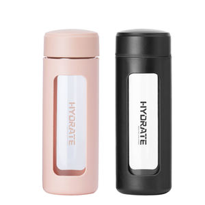 थोक कस्टम रंग गिलास पानी की बोतल चाय Infuser के साथ आउटडोर उच्च Borosilicate पेय की बोतल के साथ आस्तीन - Product Image 6