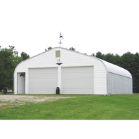 Maison préfabriquée maison en acier Quonset Hut Kits et arche bâtiment en acier Quonset toit en métal