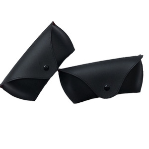 PU hộp kính mát trường hợp Set Cổ Kính mắt trường hợp & Túi biểu tượng tùy chỉnh sang trọng phổ biến kính đen bao bì - Product Image 3