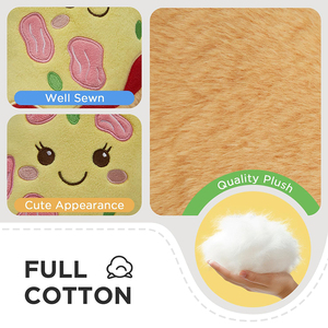 Cuscini Morbidi a Forma di Cibo, Giocattoli di Peluche a Forma di Pizza, Regali Emozionanti per Compleanni e Festività - Product Image 2