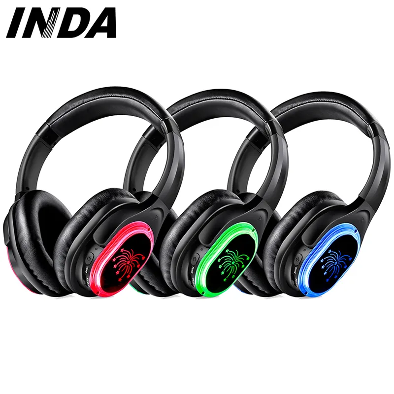 Cuffie da discoteca silenziose RF998B cuffie wireless Hifi cuffie wireless per elettronica auricolare