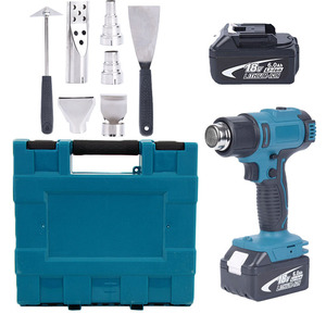 18v Portable <b>Sealing</b> <b>Wax</b> Thermo Glue Gun Sticks High Power Rechargeable Lithium Battery Hot Air Cordless Heat Gun Tools 1200W - Product Image 5