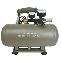 Compresseur industriel portable robuste avec double clip de batterie 5.7 réservoir de gaz de levage outil pneumatique gonfleur de pneu moteur à piston