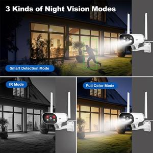 Venta caliente <span class=keywords><strong>Srihome</strong></span> SH037 5MP Cámara DE SEGURIDAD HD impermeable al aire libre Admite Audio bidireccional y visión nocturna en color - Product Image 2