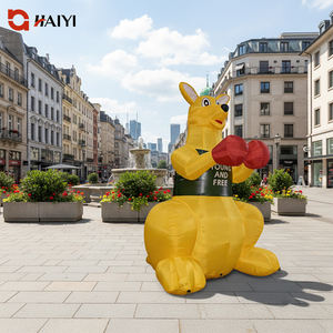 Mascotte publicitaire géante gonflable : Modèle Kangourou Boxeur - Product Image 1