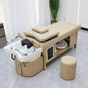 เตียงสระผมพร้อมระบบนวดและอบไอน้ำสำหรับร้านทำผมและร้านเสริมสวย - Product Image 3