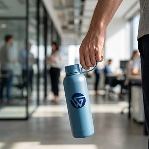 Anpassbare Neue Einzigartige Niedliche Großpackung Wiederverwendbare Edelstahl Metall-Trinkbecher 500ml Sport-Wasserflasche für Fitness mit Eigenem Logo - Product Image 2