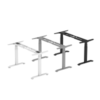 Table basse réglable avec cadre de bureau élévateur motorisé intelligent ergonomique Bureau debout moderne extensible avec double moteur OEM ODM