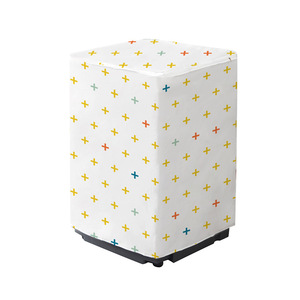 HeDou Washing Machine Cover Geometric Pattern PEVA Waterproof Dustproof Front Loading Laundry Protection - Product Image 5