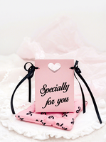 Boîte à bijoux de luxe avec logo personnalisé, ruban en satin, boîte cadeau rigide de qualité supérieure pour collier, bague, boucles d'oreilles, emballage élégant pour mariage