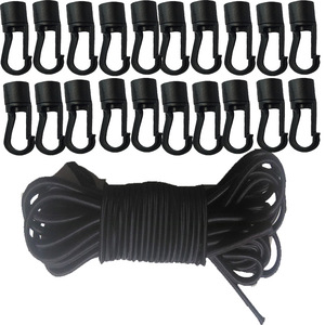 Juego de ganchos de remolque M720, cuerda elástica de 15m, accesorios para canoa, kayak y barco al aire libre - Product Image 4