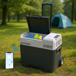 Glacière portable AcoPower 52Qt, réfrigérateur thermoélectrique avec commande par application, pour le camping et l'utilisation en voiture - Product Image 2