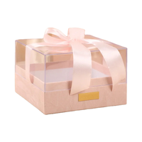 Boîte cadeau de luxe en acrylique transparent avec logo personnalisé, emballage rigide pliable et étanche pour bougies, en carton