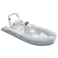 Bateaux pneumatiques rigides en fibre de verre Orca PVC Hypalon de 13 pieds CE RIB 390 des Pays-Bas pour l'aviron