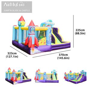 Combo Inflable para Niños con Tobogán, Castillo Brincolín, Juego <span class=keywords><strong>de</strong></span> Saltos y <span class=keywords><strong>Piscina</strong></span> con Soplador - Product Image 2