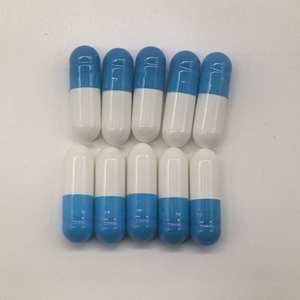 <span class=keywords><strong>Capsule</strong></span> dure 00 Capsules vides végétales blanches bleues - Product Image 3