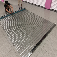 Porte Enroulable Automatique Électrique en PVC et Polycarbonate Transparente pour Entrepôts, Idéale pour Centres Commerciaux