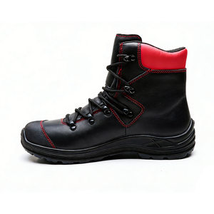 Chaussures de sécurité pour hommes, légères, respirantes, anti-écrasement, confortables, déodorantes, avec embout composite, dessus en cuir pleine fleur, pour usage en usine - Product Image 3