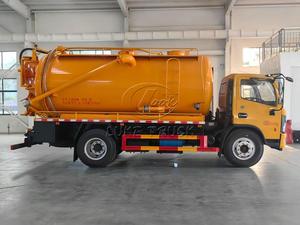 Dongfeng 12m³ Vactor Flush Truck | Cummins Euro3-Euro5 | Imported Vacuum <b>Pump</b>,Dual Function Municipal Pipeline Desilting Vehicle - Product Image 2