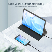 Écran LCD portable pour PC de 10,5 pouces, 1280p, 60 Hz, écran IPS avec interface Type-C, vente en gros d'écrans portables