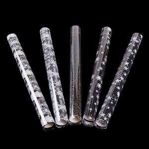 Feuilles de plastique OPP transparentes personnalisées en gros avec motif flocon de neige pour arbre de Noël, <span class=keywords><strong>film</strong></span> étirable en rouleau pour biscuits et snacks - Product Image 5