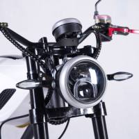 Nouveau Modèle Scooter Électrique Puissant à Batterie Lithium 2000W 3000W, Moto Électrique Chopper Citycoco pour Adultes